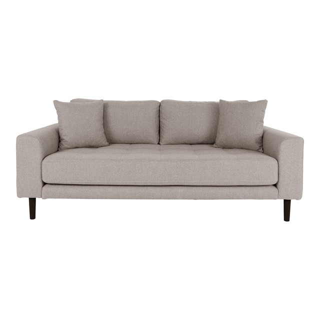 House N Lido 2,5 Seater Sofa Stone Grey Fabric HN1030 - Sofa