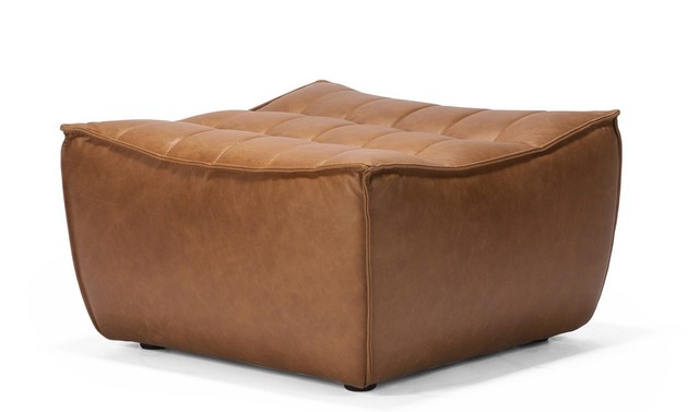 Ethnicraft N701 Sofa Footstool - Leather