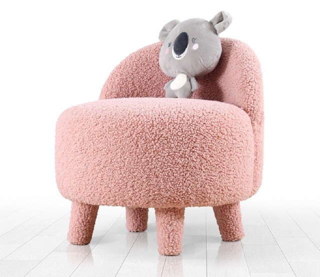 Marosa Pouffe Kinderhocker mit Lehne