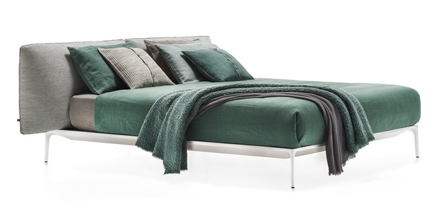 MDF Italia Yale Bed - Bett mit niedrigem Kopfteil