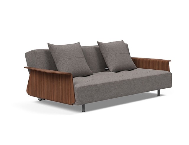 Innovation Long Horn Sofa with Walnut Arms