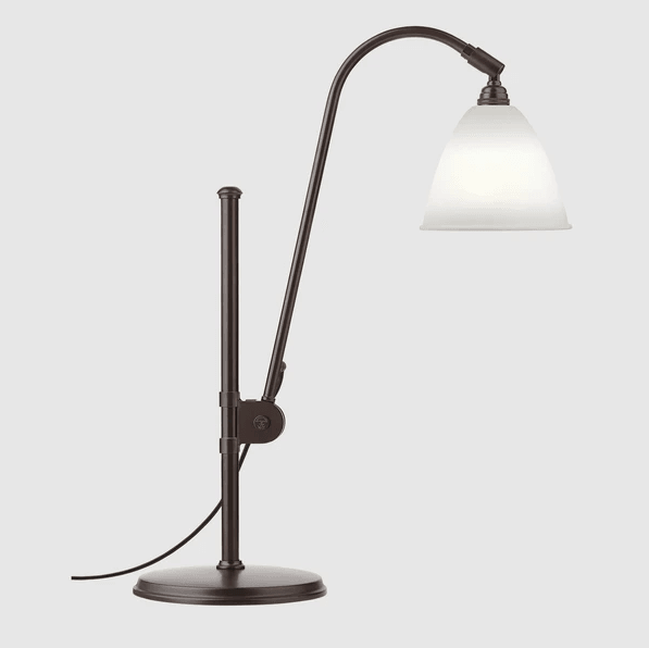 Gubi BL1 Table Lamp - Dia.16 Black Brass Base