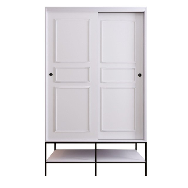 Marosa Wardrobe - Weiß - Schrank - W120 x H200 x D57 cm