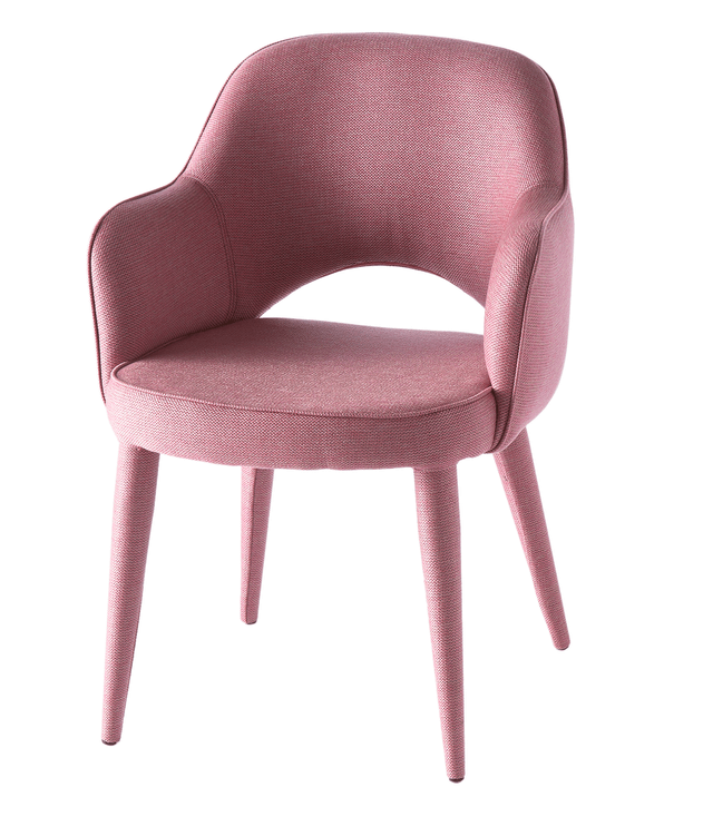 POLSPOTTEN Cosy Chair Berry - Stuhl mit Armlehne 