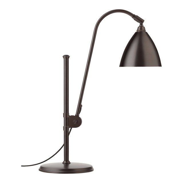 GUBI BL1 TABLE LAMP - BLACK BRASS BASE - BLACK BRASS--8