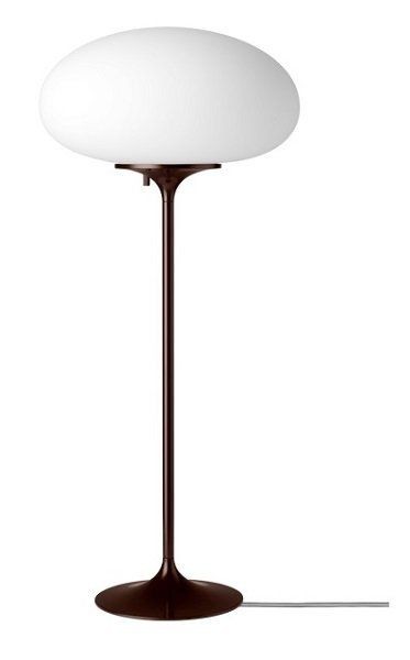 GUBI STEMLITE TABLE LAMP - H70 - FROSTED GLASS - BLACK RED--2