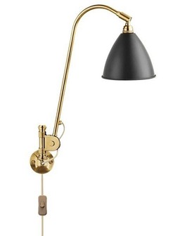 GUBI BL6 WALL LAMP - Brass - Soft Black Semi Matt--8