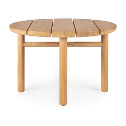 Ethnicraft Teak Quatro Beistelltisch für Draußen - 68 cm--0