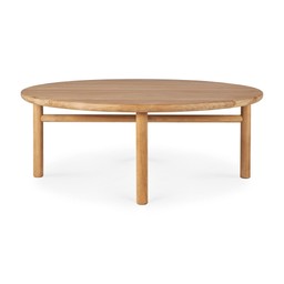 Ethnicraft Teak Quatro Beistelltisch für Draußen - 95 cm--4