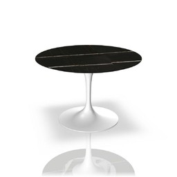 Knoll International Saarinen Dining Table, Ø 107 cm-Marmor Sahara Noir - weiß--21