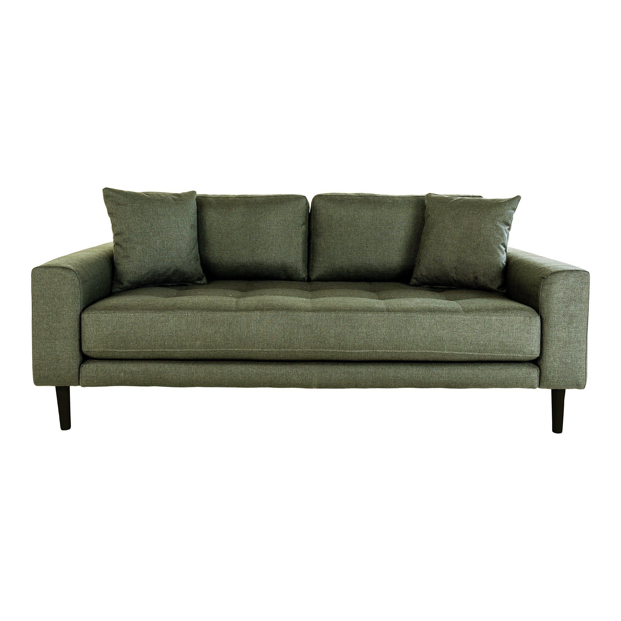  2,5 Seater Sofa Olive Green Fabric HN1020 - Sofa--0