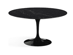 Knoll International Saarinen Esstisch, Ø 137 cm - Marmor Nero Marquina beschichtet - Schwarz--15