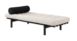 KARUP NEXT DAYBED - 102 Black lacquered-  510 Ivory--1