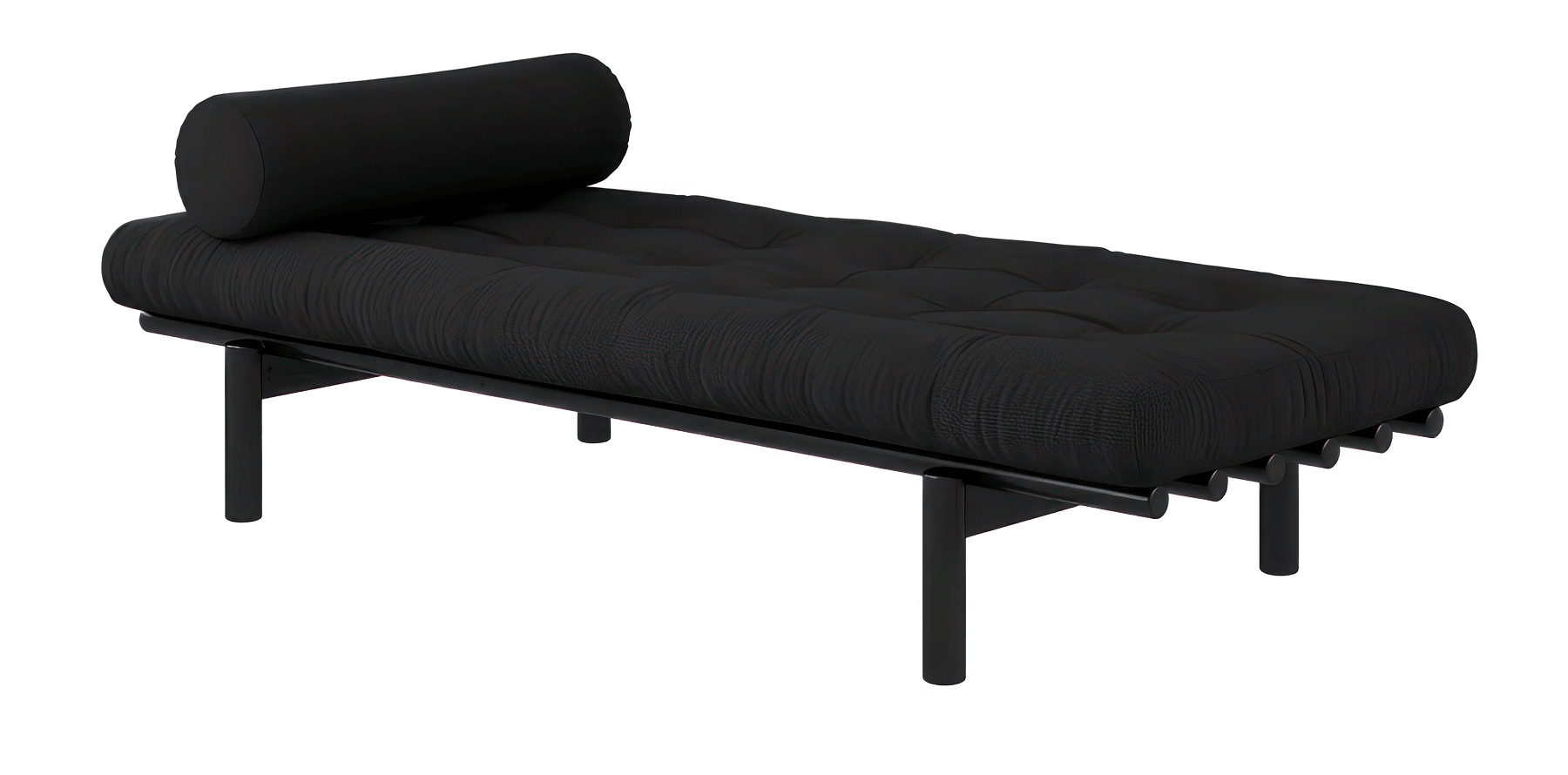 KARUP NEXT DAYBED - 102 Black lacquered- 511 Charcoal--0