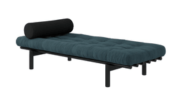 KARUP NEXT DAYBED - 102 Black lacquered -  513 Pale Blue--3