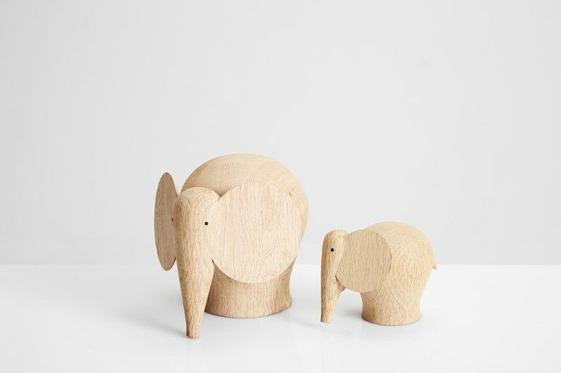 Woud Nunu Elephant Small--2