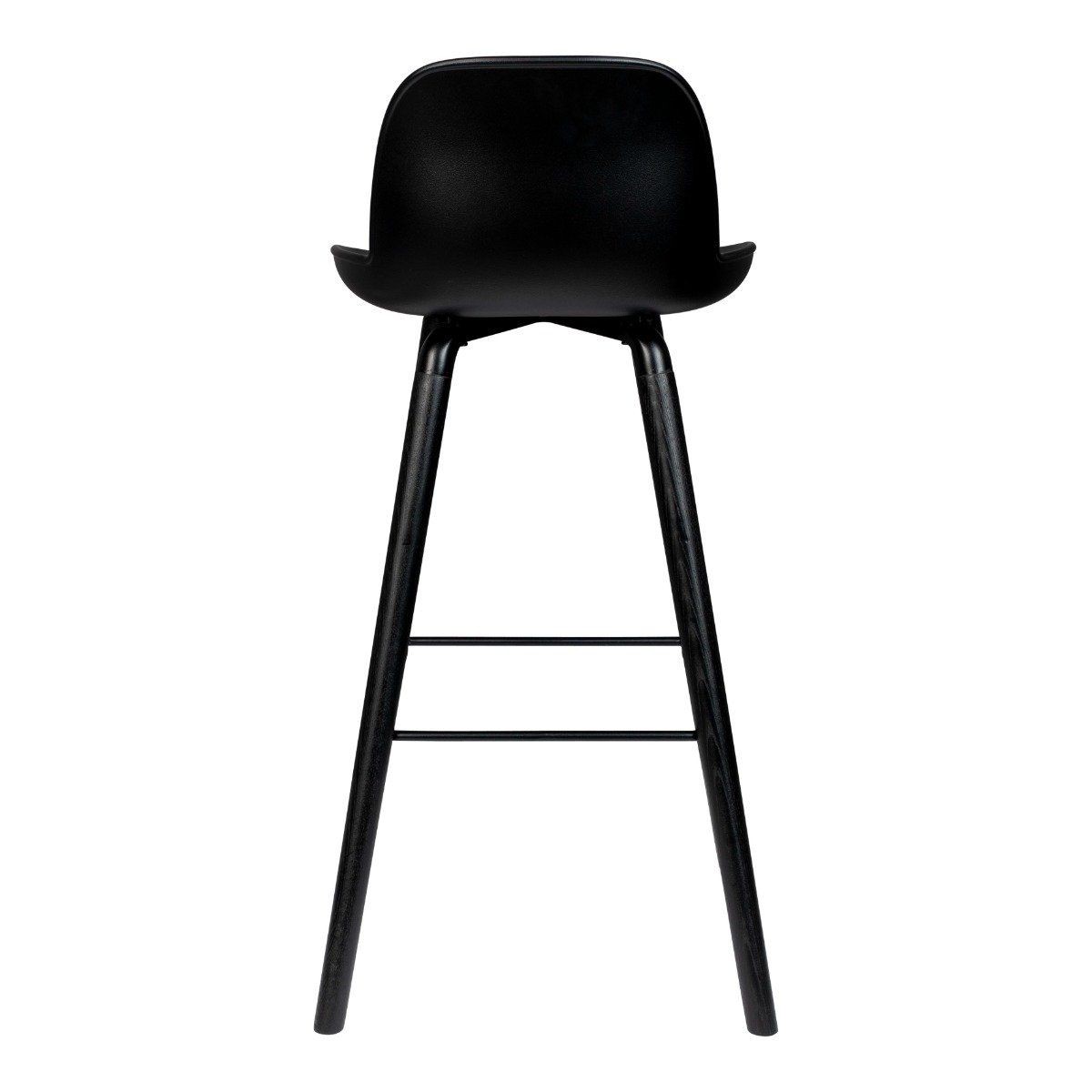 ZUIVER BARSTOOL ALBERT KUIP ALL BLACK - BARSTUHL--1