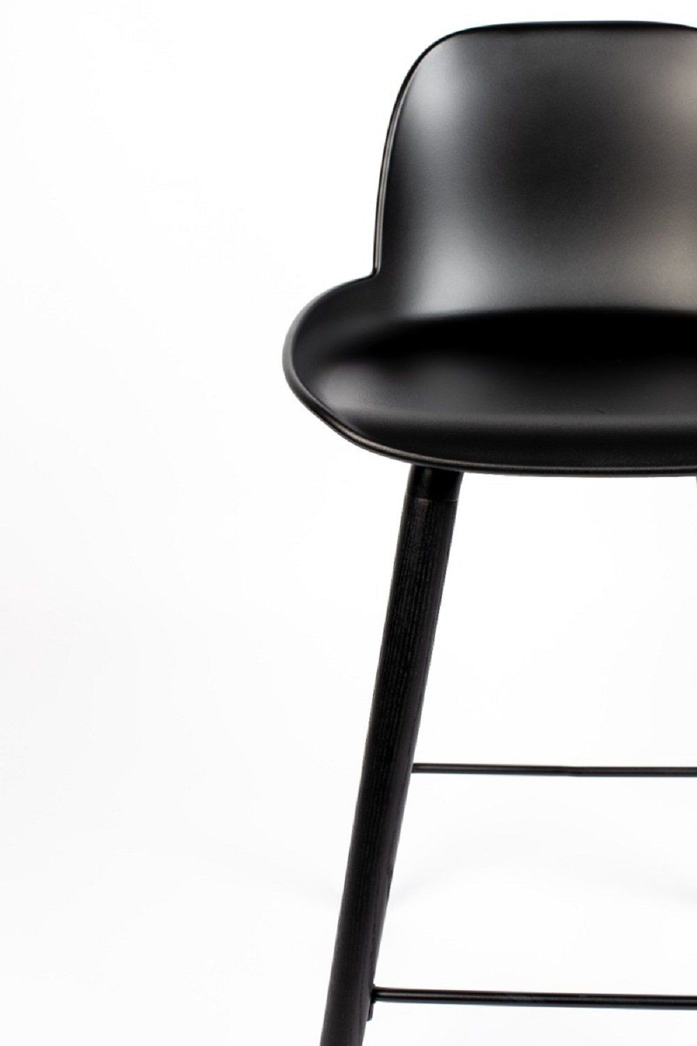 ZUIVER BARSTOOL ALBERT KUIP ALL BLACK - BARSTUHL--5