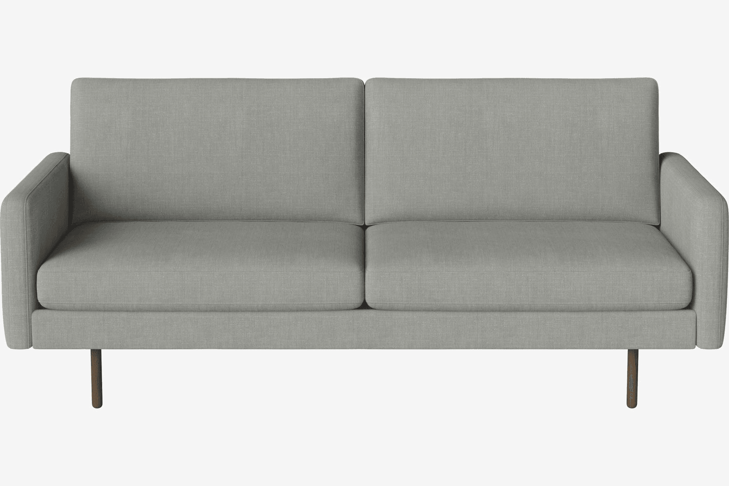 Bolia Scandinavia Remix 2½ Sitzer Sofa - 17 cm dicke, dunkel geölte Eiche--6