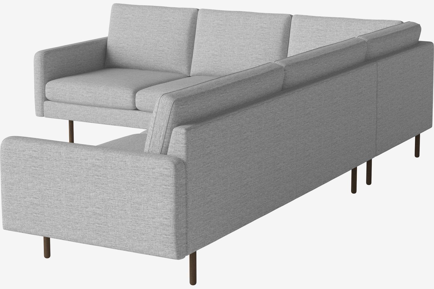 Bolia Scandinavia Remix 6 Sitzer Ecksofa 2 Ecke 3 - 17cm-dunkelgeölte-Eiche--11