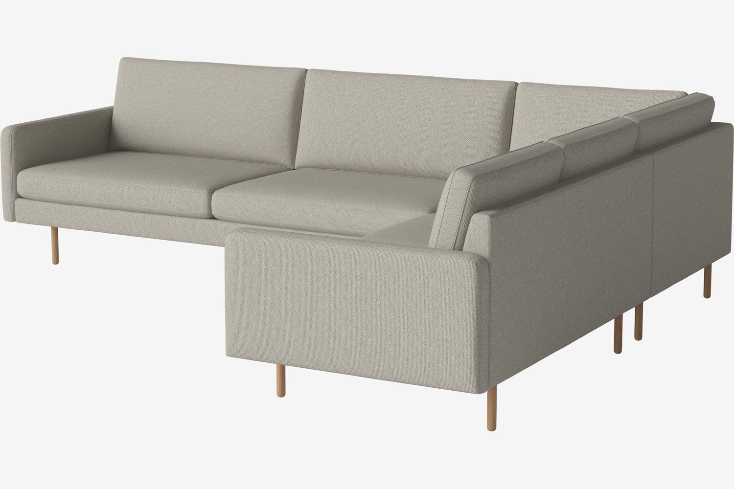 Bolia Scandinavia Remix 6 Sitzer Ecksofa 3 Ecke 2 - 17 cm dicke, geölte Eiche--11