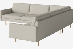 Bolia Scandinavia Remix 6 Sitzer Ecksofa 2½ Ecke 2½ - 17 cm dicke, geölte Eiche--12