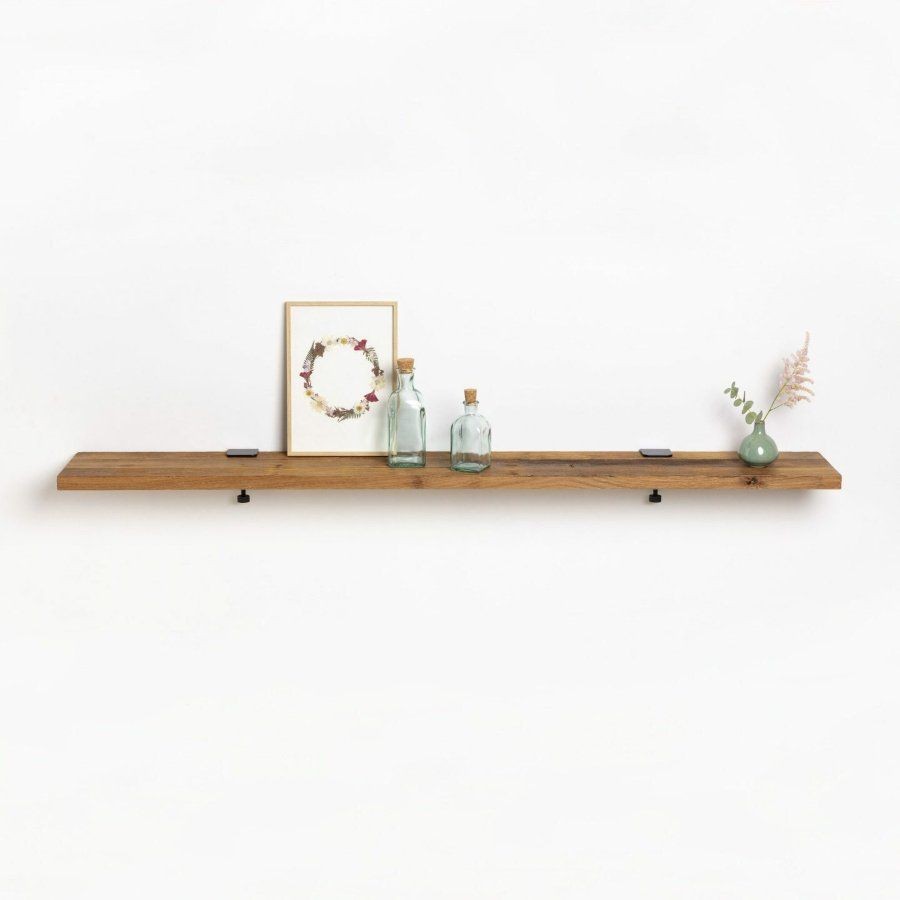 Tiptoe Reclaimed wood shelf - 150x20cm - Graphite Black--20