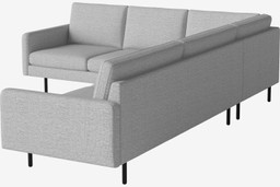 Bolia Scandinavia Remix 6 Sitzer Ecksofa 2 Ecke 3 - 20 cm große, schwarz gebeizte, geölte Eiche--14