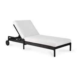 Ethnicraft Jack Outdoor Sonnenliege Teak schwarz - Off-White--4