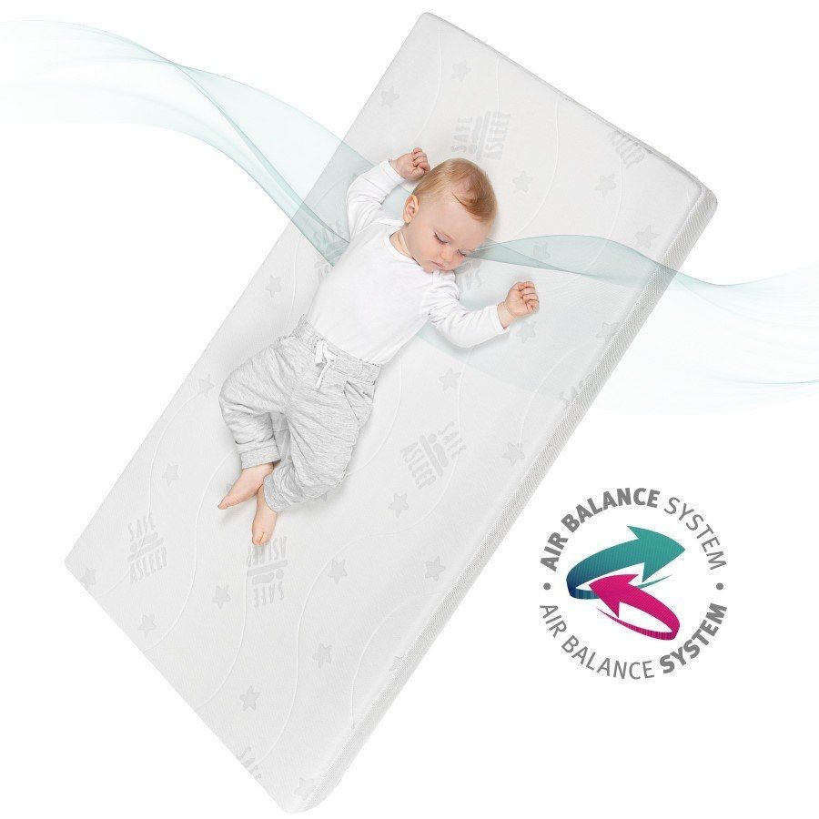 Roba Babybettmatratze Safe Asleep Air Balance Plus 70 X 140 X 9 Cm Für Optimales Schlafklima--20