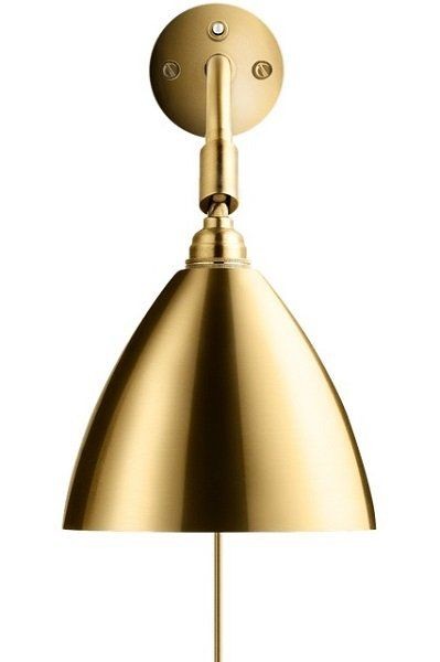 GUBI BL1 TABLE LAMP - BASE BRASS - SHINY BRASS SHADE--4