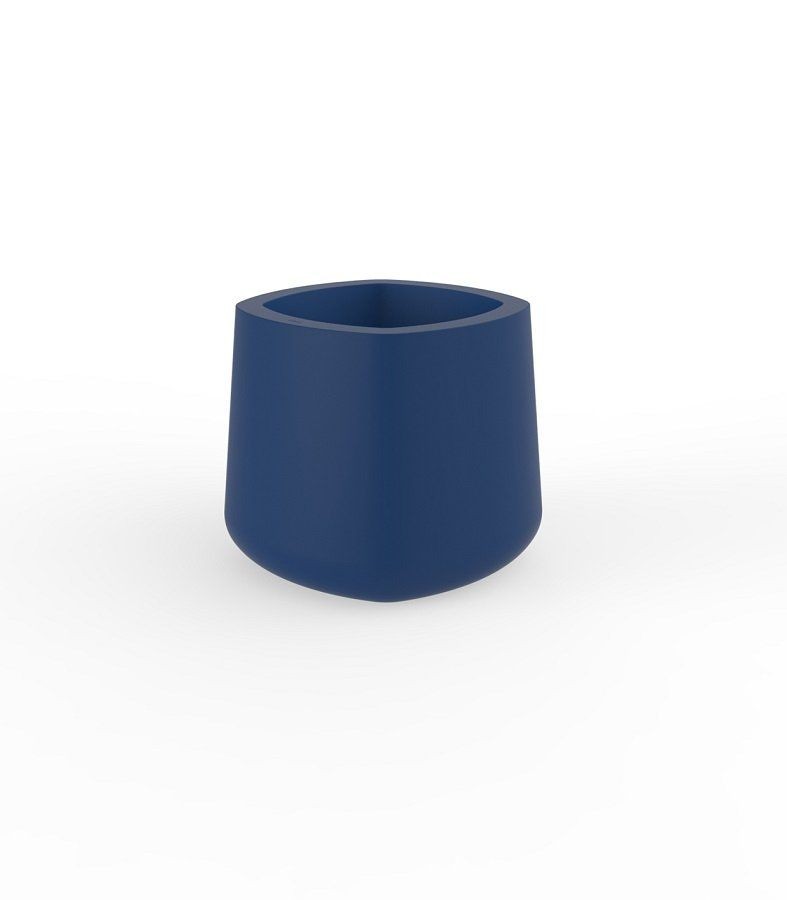 Vondom Ulm Square Pot 45X45X40   -  Lacquered Navy--23