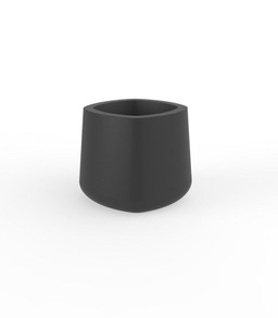 Vondom Ulm Square Pot 57X57X50    -  Simple Anthracite--39