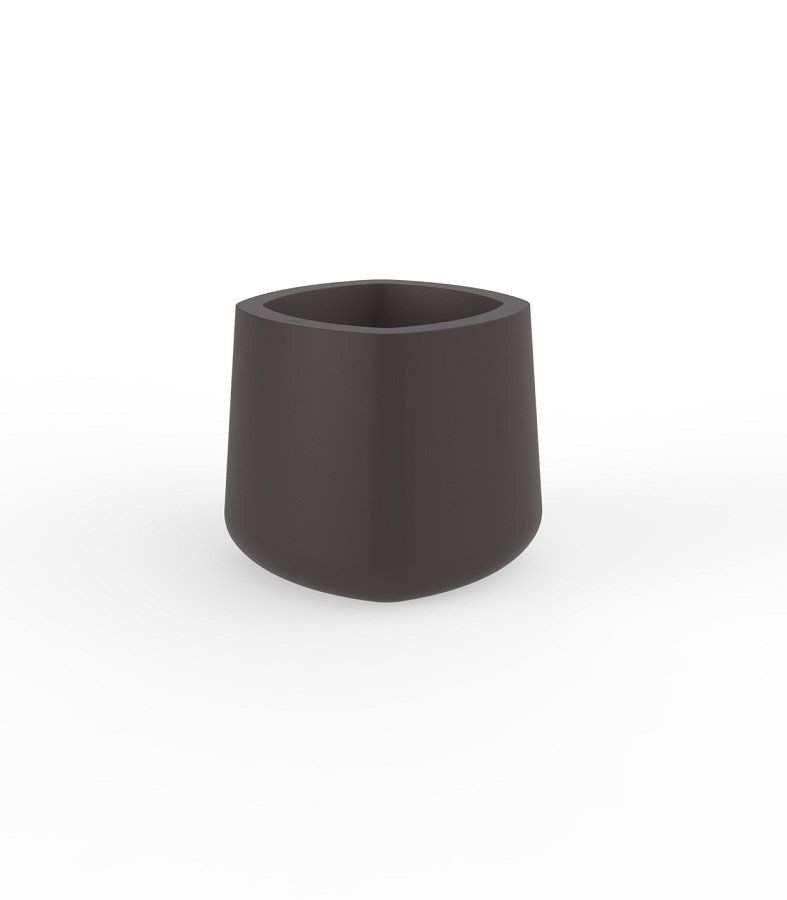 Vondom Ulm Square Pot 57X57X50    -  Simple Bronze--42