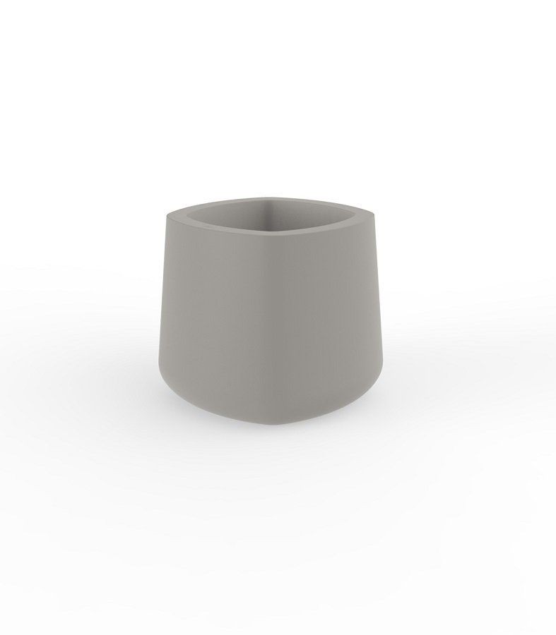 Vondom Ulm Square Pot 57X57X50    -  Simple Taupe--49