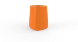 Vondom Ulm High Square 61X61X75  - Self-Watering Orange--35