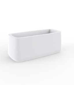 Vondom Ulm Jardiniere 84X34X30 - Basic White--4