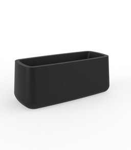 Vondom Ulm Jardiniere 84X34X30 - Lacquered Black--24