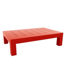 Vondom Jut Coffee Table 120X80X30 - Lacquered Red--24