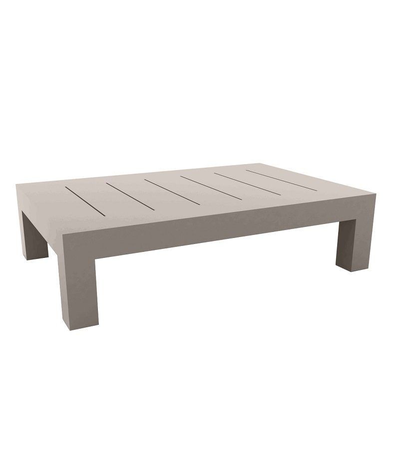 Vondom Jut Coffee Table 120X80X30 - Lacquered Taupe--25