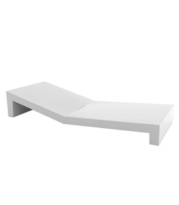 Vondom Jut Sun Chaise - Lacquered White--21