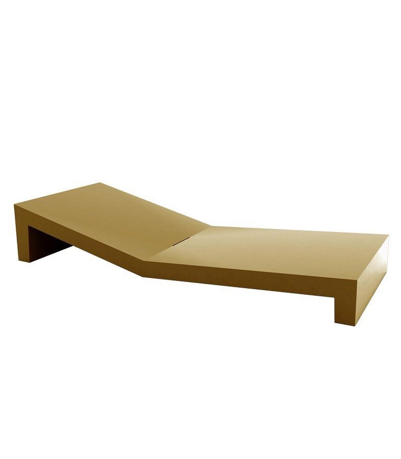 Vondom Jut Sun Chaise - Lacquered Champagne--22