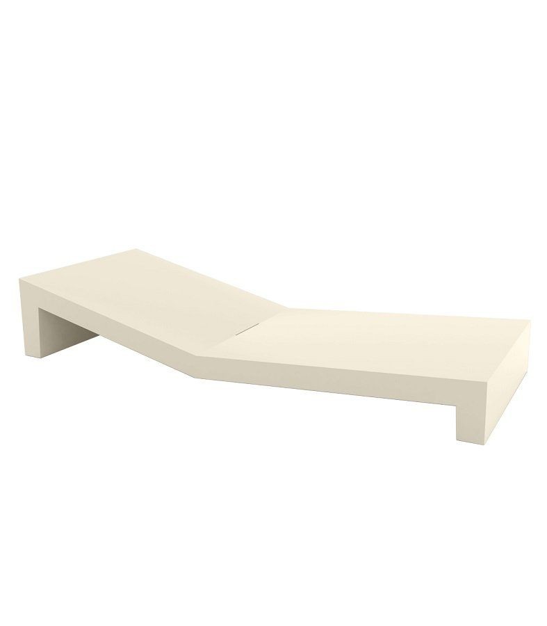 Vondom Jut Sun Chaise - Lacquered Ecru--25