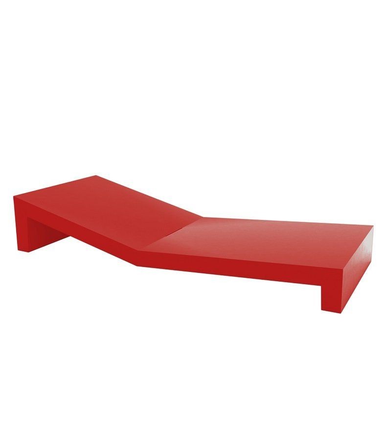 Vondom Jut Sun Chaise - Lacquered Red--29