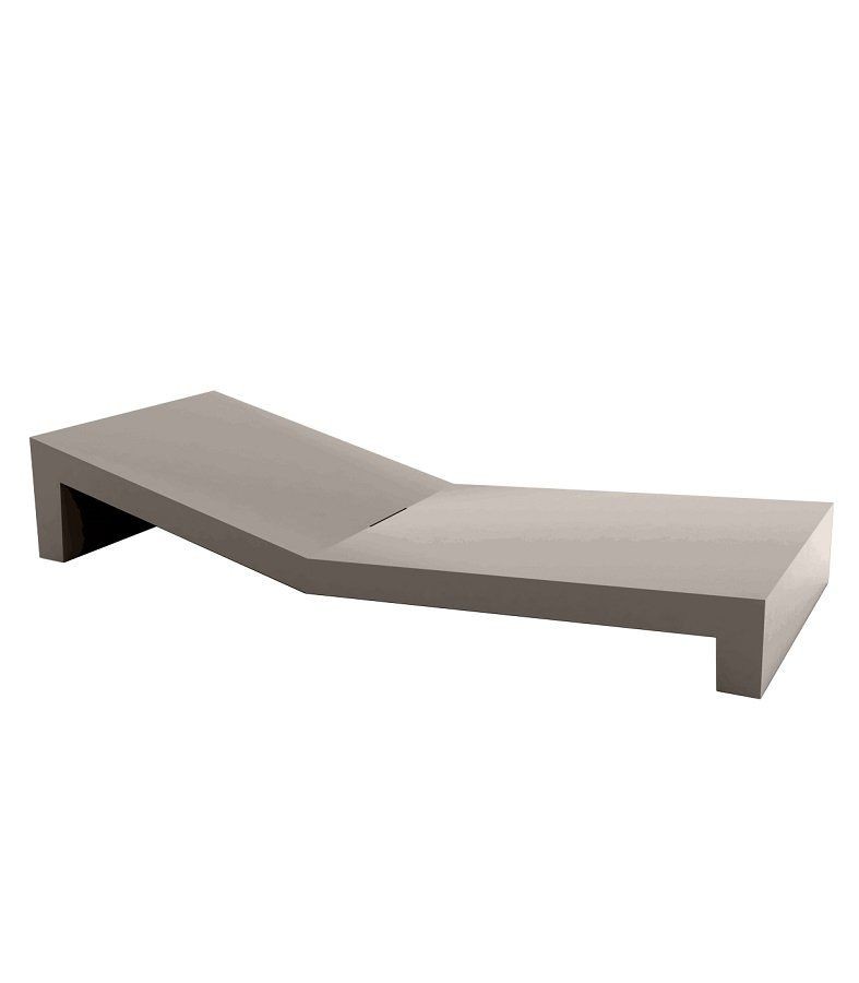 Vondom Jut Sun Chaise - Lacquered Taupe--28