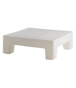 Vondom Jut Sun Chaise Table 60x60x20 - Basic Ice--10