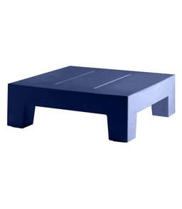 Vondom Jut Sun Chaise Table 60x60x20 - Basic Navy--13