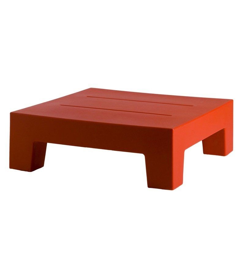 Vondom Jut Sun Chaise Table 60x60x20 - Basic Red --15