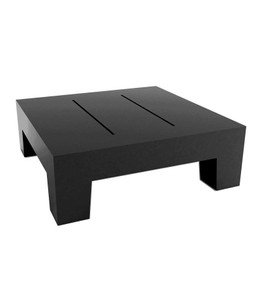 Vondom Jut Sun Chaise Table 60x60x20 - Lacquered Anthracite--18