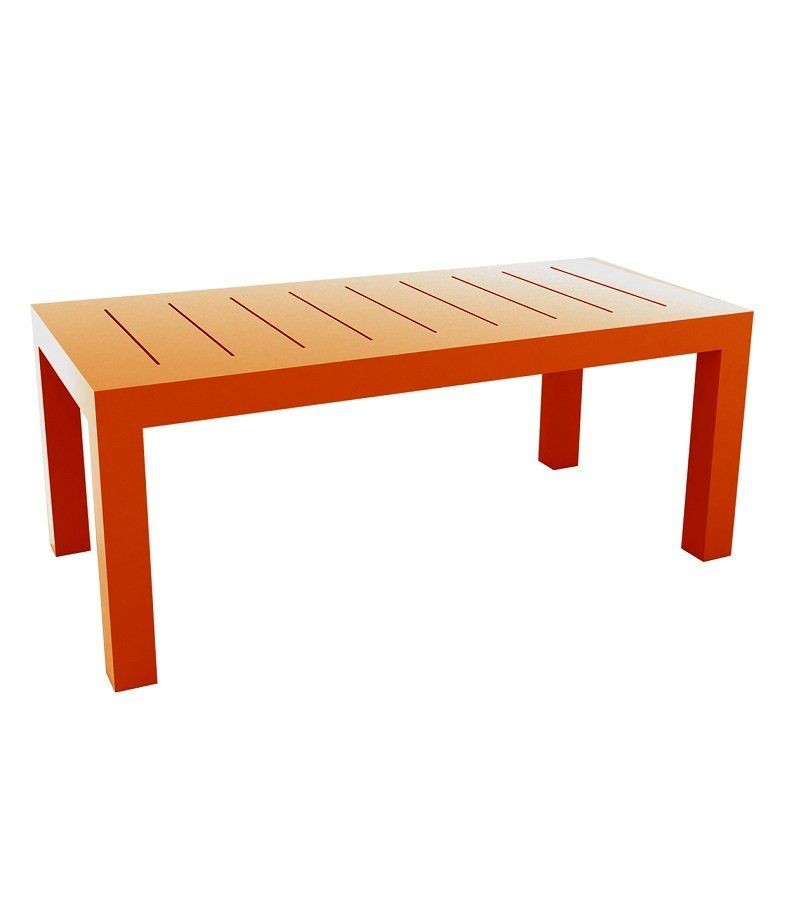 Vondom Jut Table 180X90X75 - Lacquered Orange--20